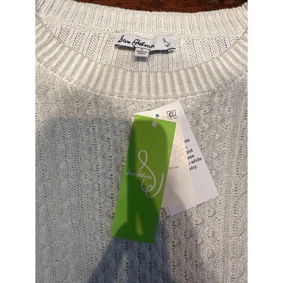 Sam Edelman Women's Fayette Lace-Up Tie-Cuff Sweater - Picture 4 of 8